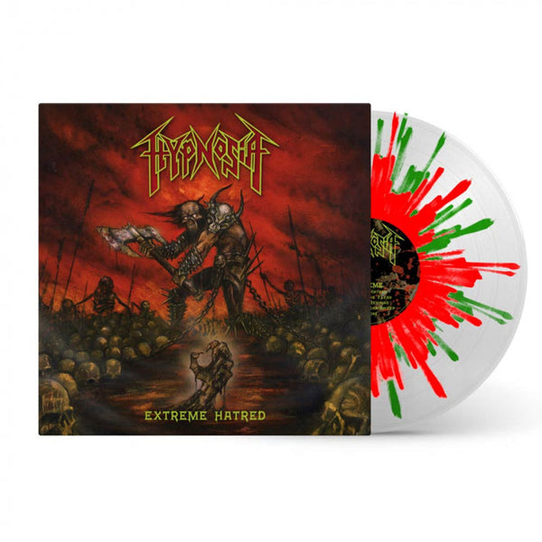 Hypnosia "HYPNOSIA - Extreme Hatred / Limited Edition Clear Red Green Splatter Vinyl LP" 12"