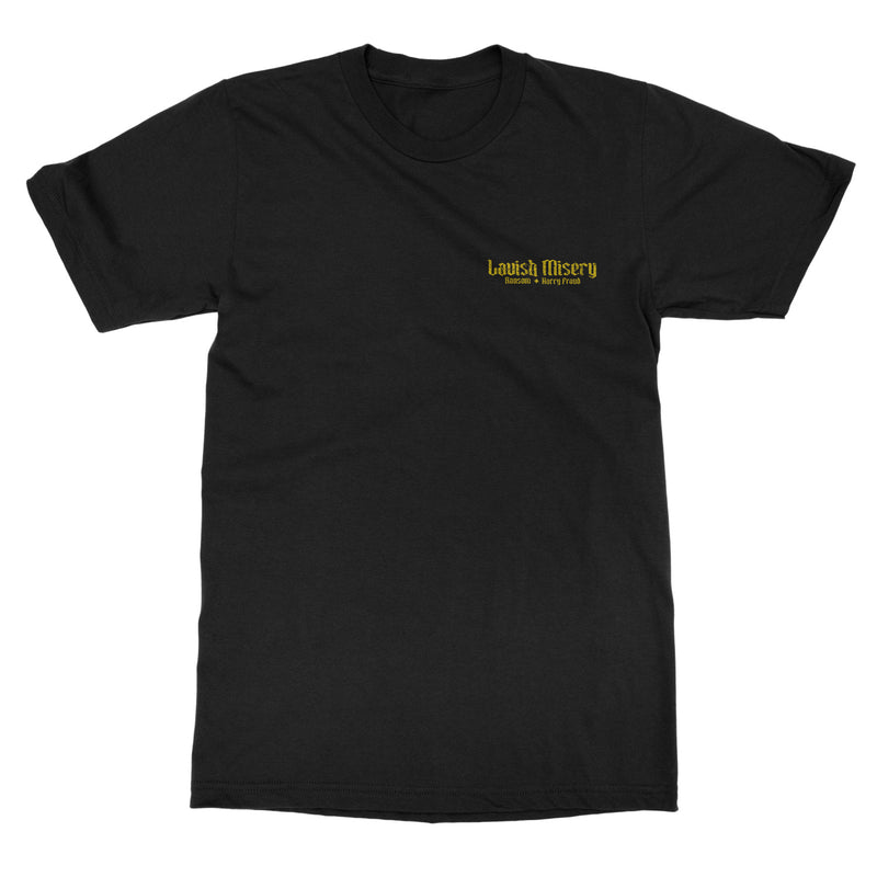 Ransom & Harry Fraud "Ransom & Harry Fraud  - “LAVISH MISERY” album artwork T-Shirt (2 Sided)" T-Shirt