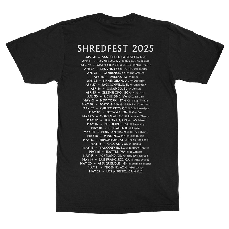 Atheist "2025 Shredfest Tour tee" T-Shirt