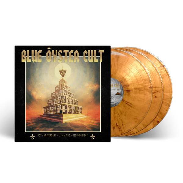 Blue Öyster Cult "50th Anniversary Live: Second Night" Orange Marble 3x12"