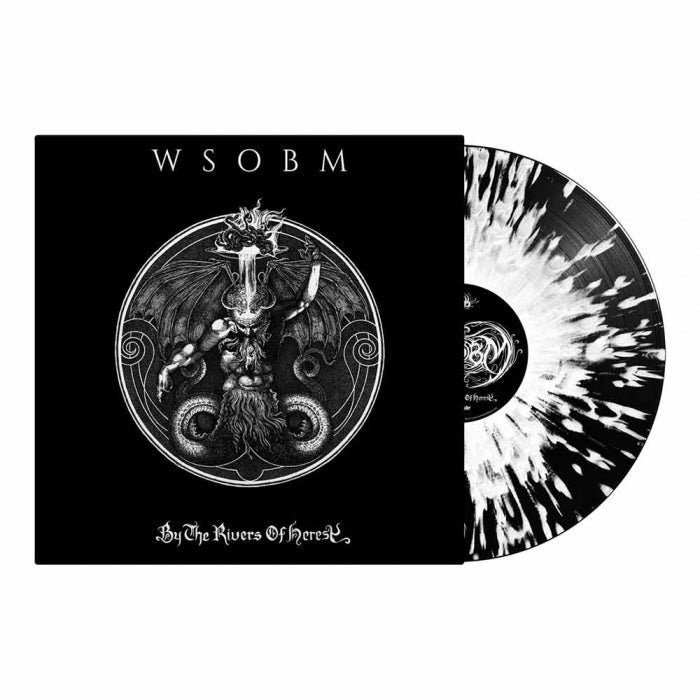 WSOBM "WSOBM - By The Rivers Of Heresy / LIMITED EDITION Black White Splatter Vinyl LP" 12"