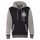 Aborted "I Am Death Varsity Zip" Zip Hoodie
