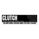 Clutch "Wasted Lands Text Bumper Sticker" Stickers & Decals