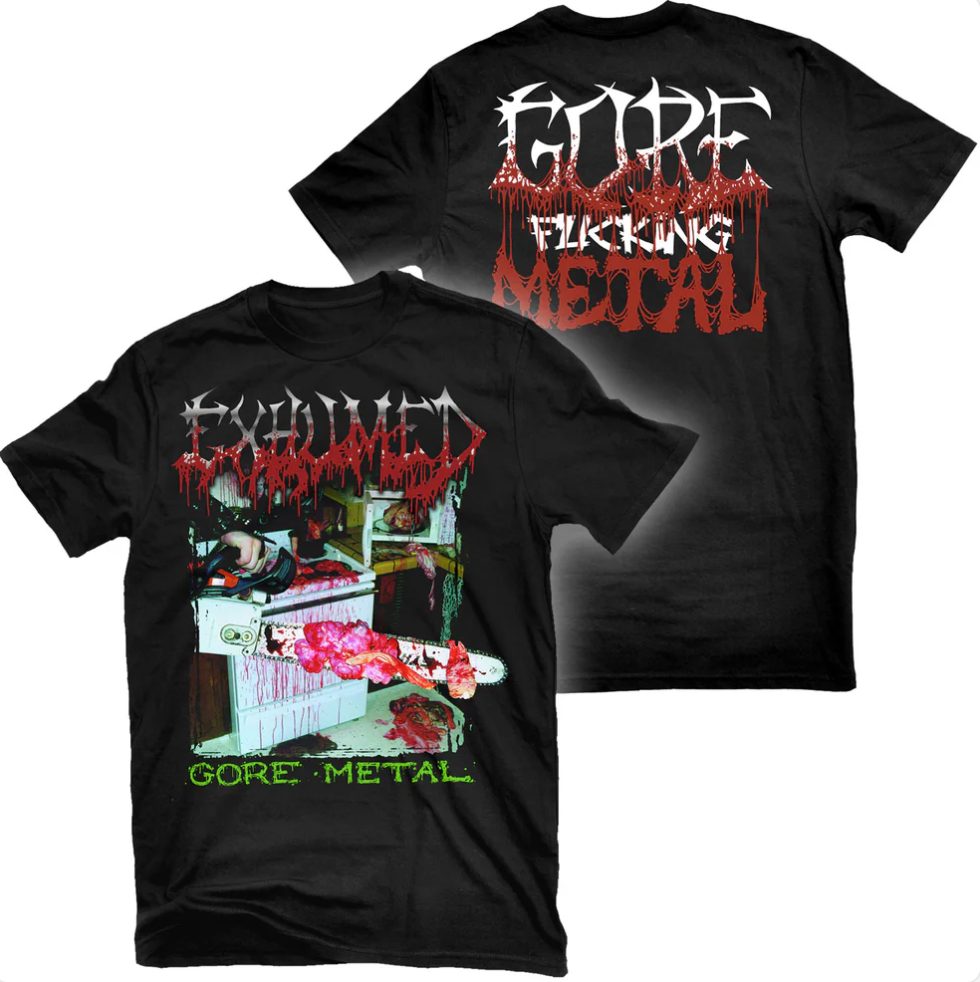エグジュームド・EXHUMED・GORE METAL REDUX・Tシャツ