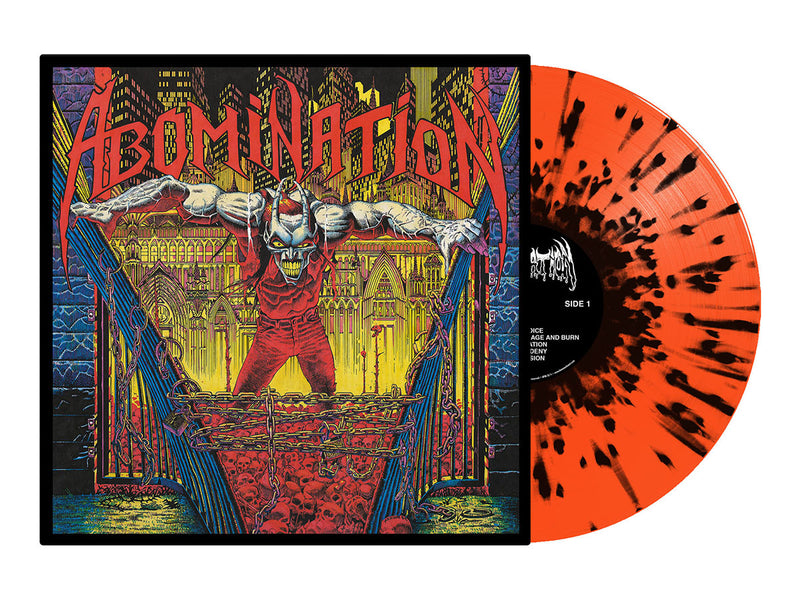 Abomination "Abomination - Abomination / Orangle/Black Splatter Vinyl" 12"
