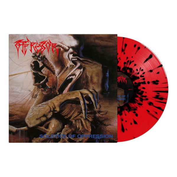 Oppressor "OPPRESSOR - Solstice of Oppression / Red Black Splatter Vinyl LP" 12"