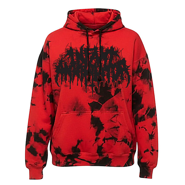 Infant Annihilator "Logo Red/Black Dye" Pullover Hoodie