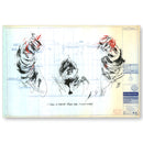 Derek Hess "I Stole A Razor From The Commissary" Print