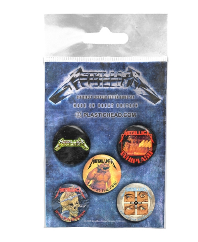 Metallica "The Singles" Button