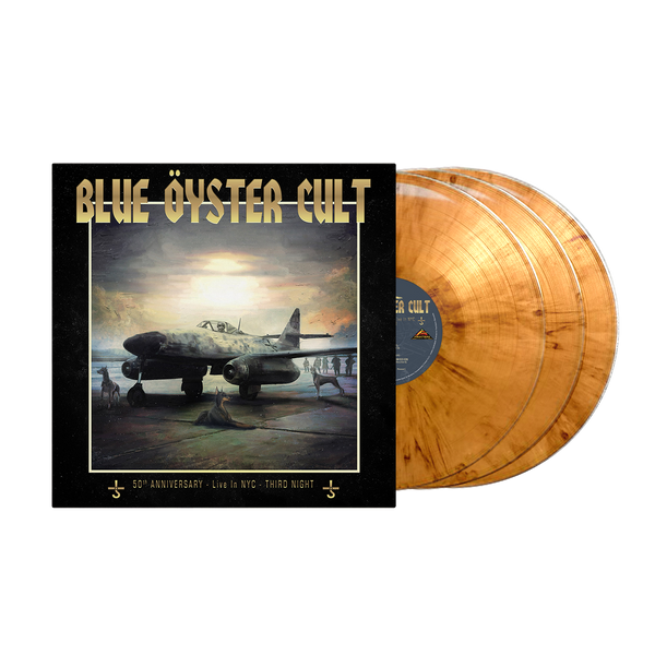 Blue Öyster Cult "50th Anniversary Live - Third Night" Orange Marble 3x12"
