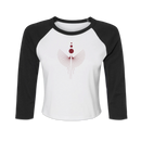 The Ocean "Solaris - ladies raglan crop top" Baseball Tee