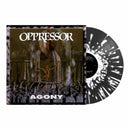 Oppressor "OPPRESSOR - Agony / Transparent Black White Splatter Vinyl LP" 12"