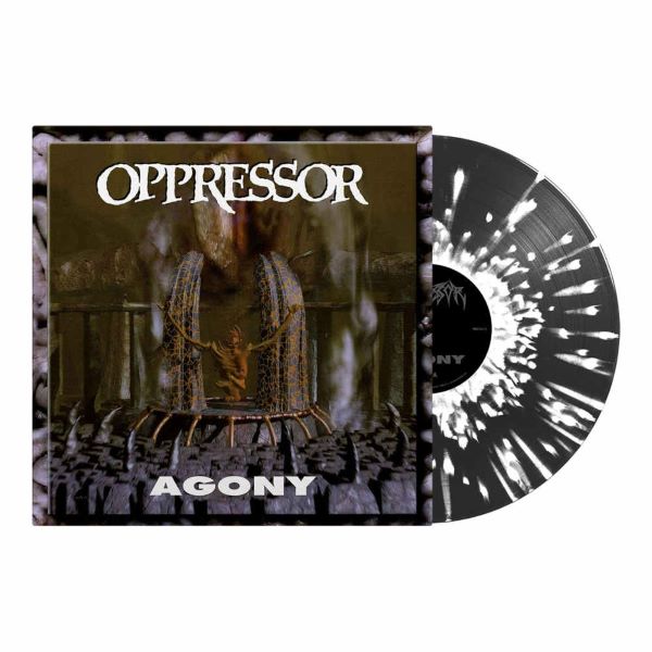 Oppressor "OPPRESSOR - Agony / Transparent Black White Splatter Vinyl LP" 12"