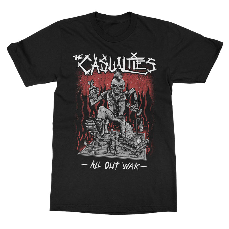 The Casualties "All Out War" T-Shirt