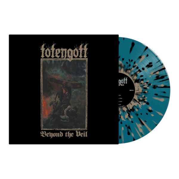Totengott "TOTENGOTT - Beyond the Veil / Limited Edition Sea Blue Gold Black Splatter Vinyl LP" 12"