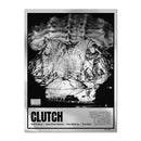 Clutch "Wasted Lands Screen Printed Foil Poster" Print