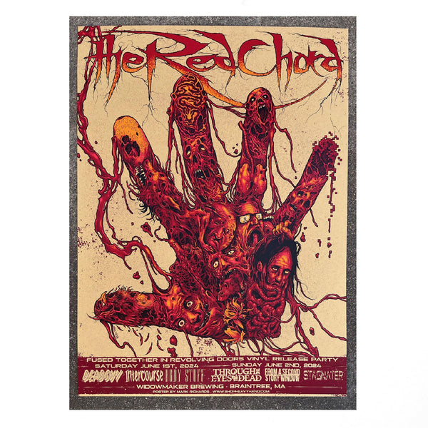 The Red Chord "SIGNED Screen Printed Event Poster " Print