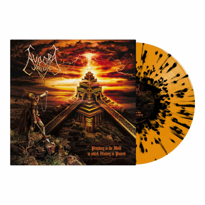 Aurora Borealis "AURORA BOREALIS - Prophecy Is The Mold In Which History Is Poured / ORANGE BLACK SPLATTER Vinyl LP" 12"