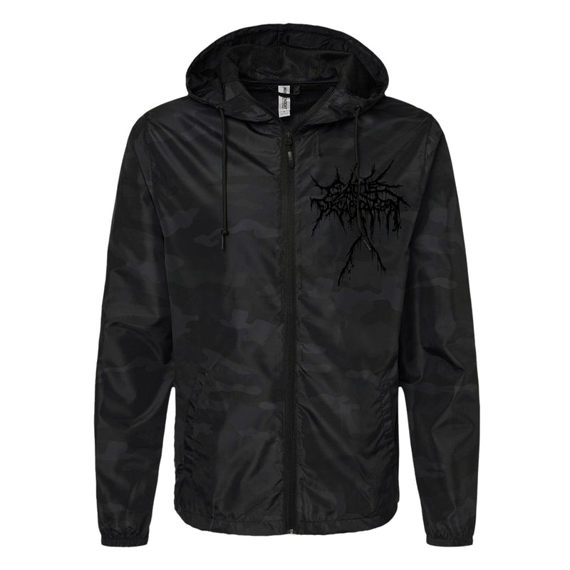 Cattle Decapitation "Black Camo Ouroboros Logo Windbreaker" Windbreaker