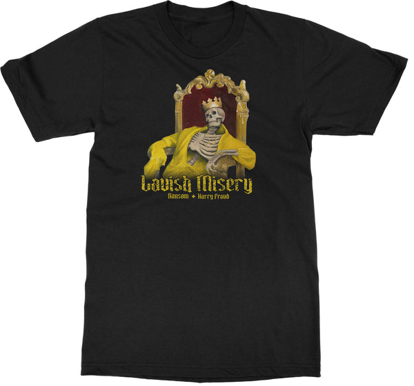 Ransom & Harry Fraud "Ransom & Harry Fraud  “LAVISH MISERY” album artwork T-Shirt" T-Shirt