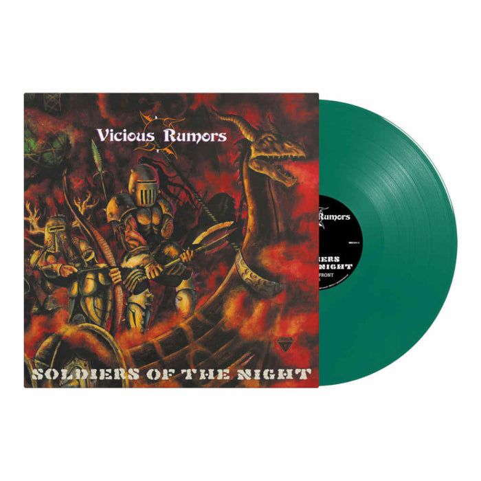 Vicious Rumors "VICIOUS RUMORS - Soldiers of the Night / Green Vinyl LP" 12"