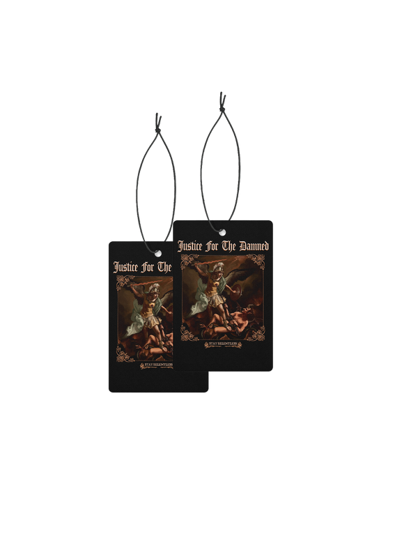 Justice For The Damned "Stay Relentless" Air Freshener