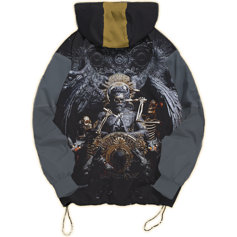 Signs of the Swarm "'To Rid Myself of Truth' All-Over Custom" Windbreaker