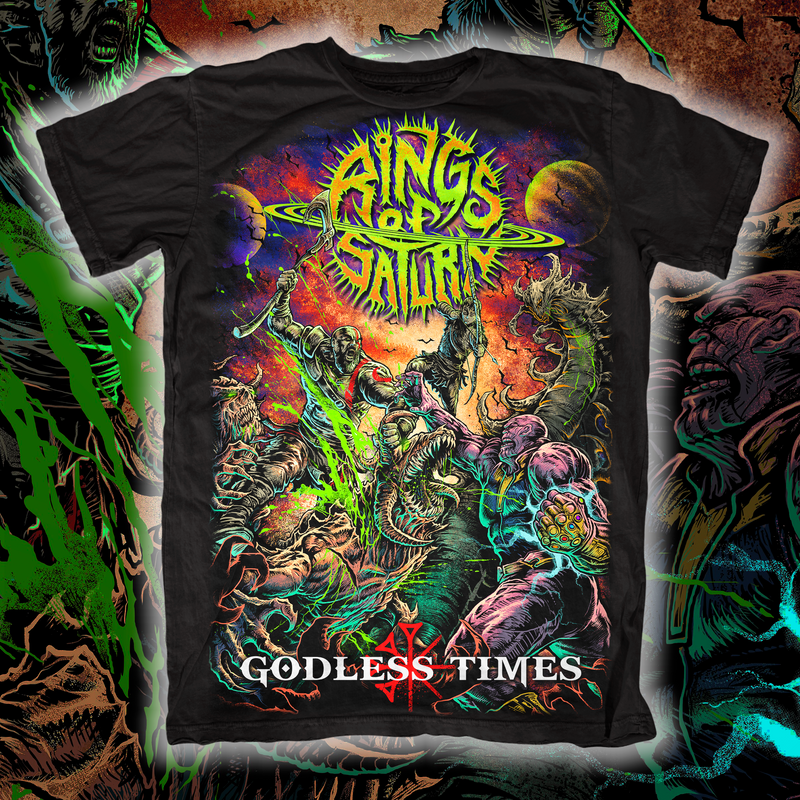 Rings of Saturn "Godless Times" T-Shirt