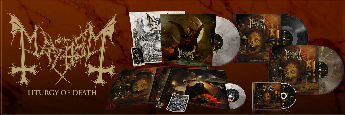 Mayhem pre-order images including box sets and vinyl