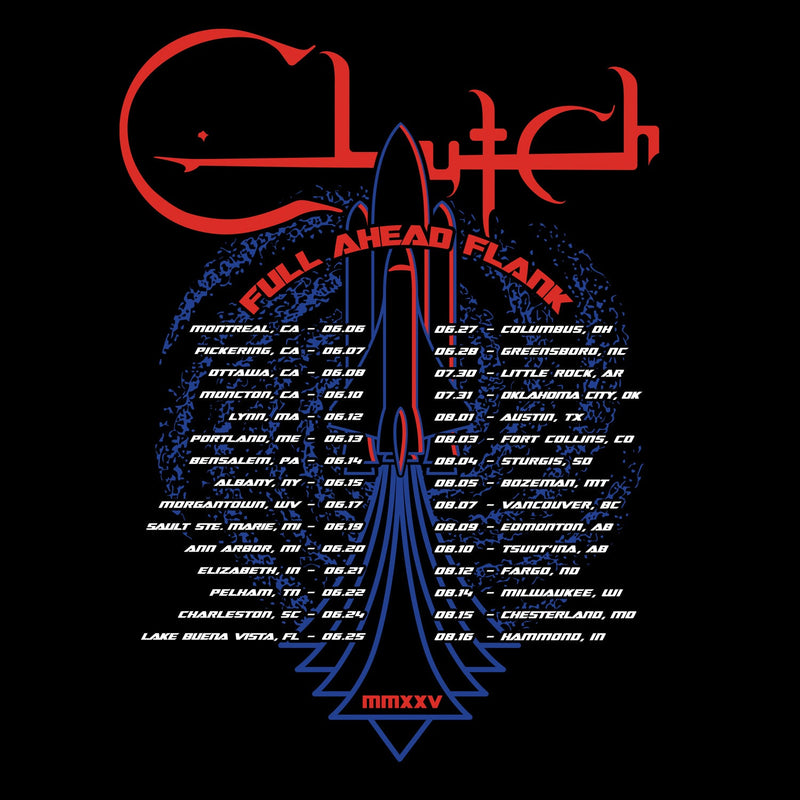 Clutch "Full Ahead Flank Tour" T-Shirt