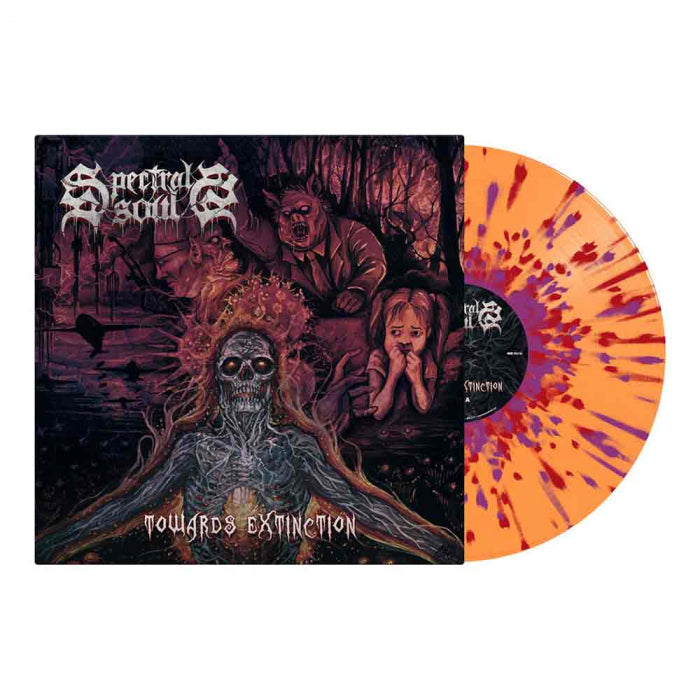 Spectral Souls "SPECTRAL SOULS - Towards Extinction / Orange SPLATTER Vinyl LP" 12"