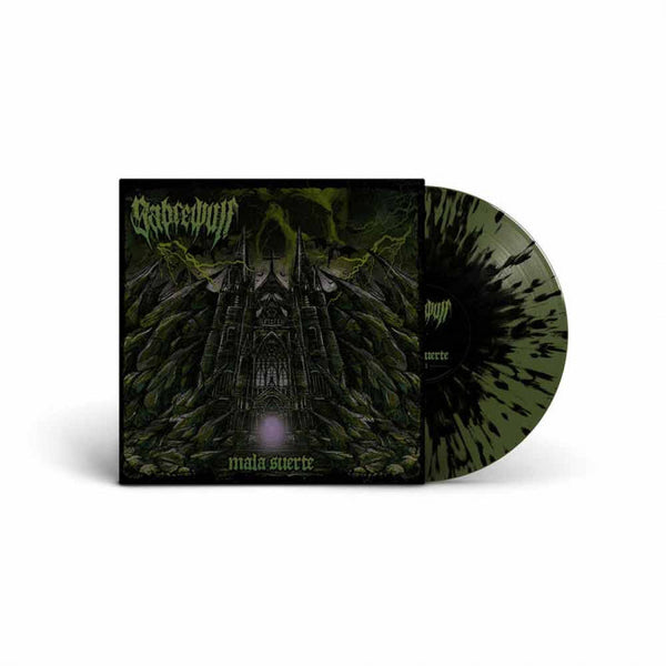 Sabrewulf "SABREWULF - Mala Suerte / Limited Edition Swamp Green Black Splatter Vinyl LP" 12"