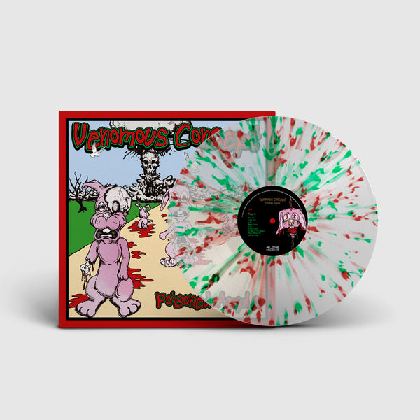Venomous Concept "Poisoned Apple (Clear With Oxblood/Green Splatter)" 12"