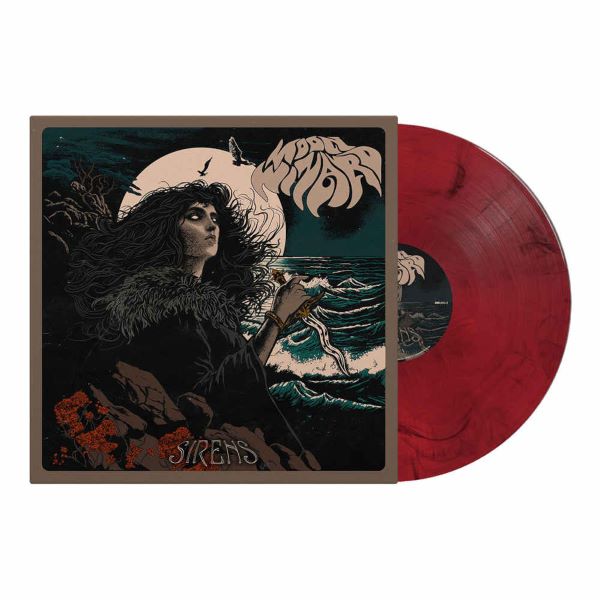 Moon Wizard "MOON WIZARD - Sirens / Transparent Red Black Marbled Vinyl LP" 12"