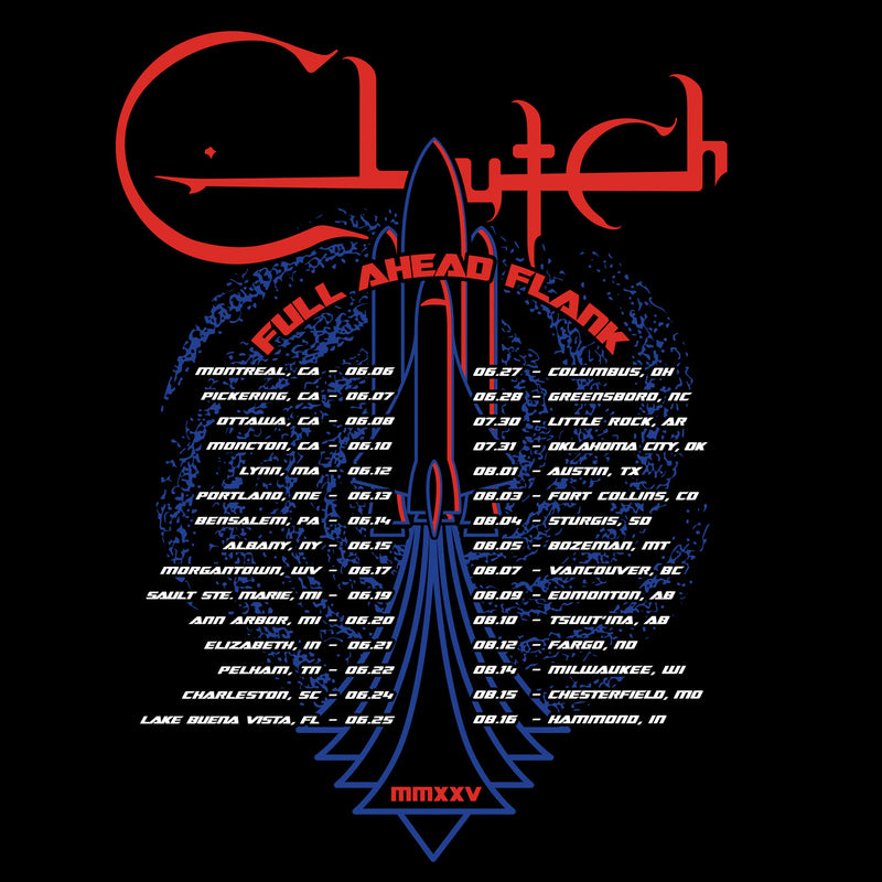 Clutch "Full Ahead Flank Tour" T-Shirt