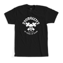 Doomraiser ""Cold Grave Marble" tee white logo" T-Shirt