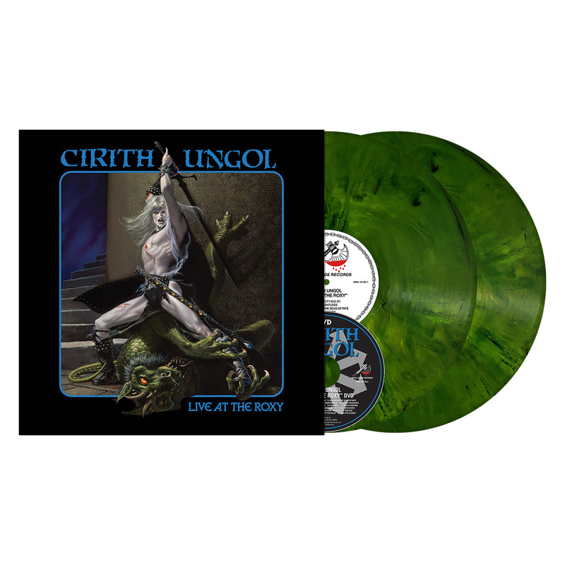 Cirith Ungol "Live at the Roxy (Green Marbled Vinyl)" 2x12"