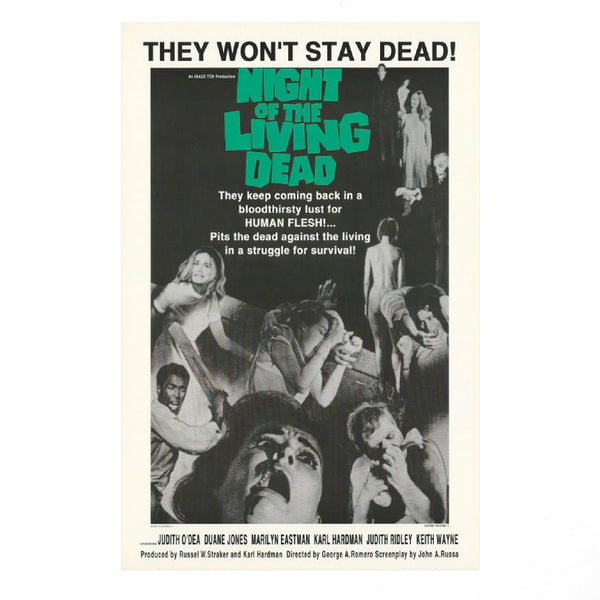 Night Of The Living Dead (1968) "Vintage Reproduction Theater Poster" Poster