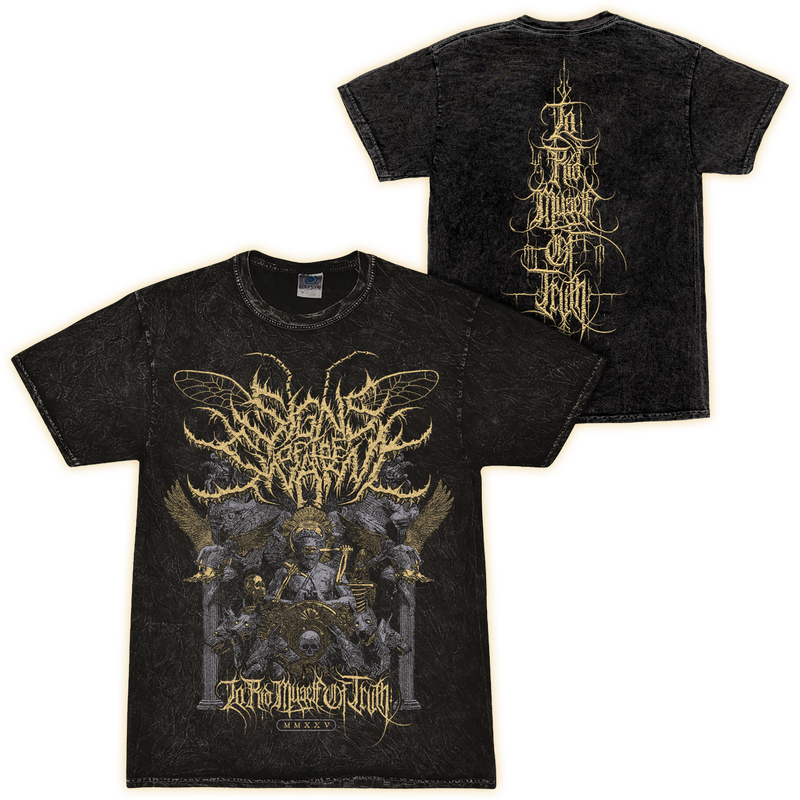 Signs of the Swarm "'To Rid Myself of Truth' Vintage Style/Mineral Wash" T-Shirt
