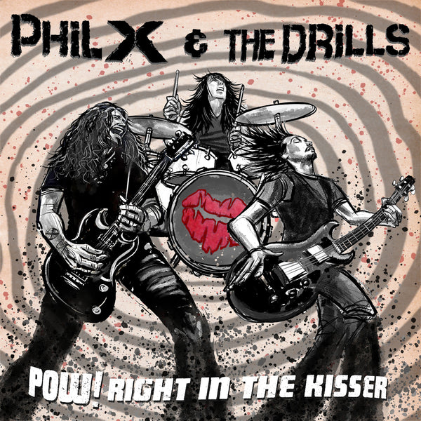 Phil X & The Drills "Pow!! Right In The Kisser" Postcard