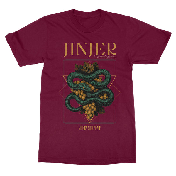 Jinjer "Green Serpent (maroon)" T-Shirt