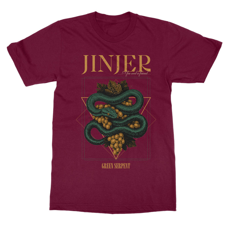 Jinjer "Green Serpent (maroon)" T-Shirt