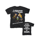 Christopher Bowes "Christopher Bowes And His Plate Of Beans" T-Shirt
