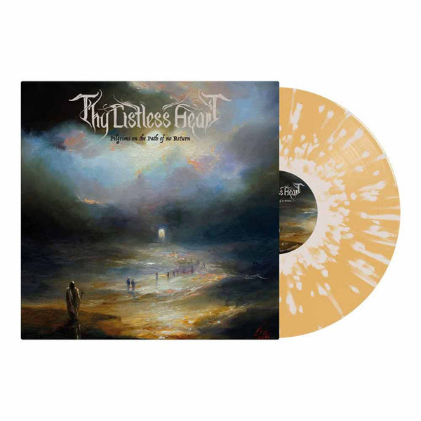 Thy Listless Heart "THY LISTLESS HEART - Pilgrims On The Path Of No Return / Yellow White Splatter Vinyl LP" 12"