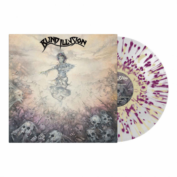 Bline Illusion "BLIND ILLUSION - Wrath Of The Gods / CLEAR PURPLE BONE SPLATTER Vinyl LP" 12"