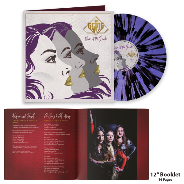 The Gems "Year Of The Snake (Purple/Black Splatter Vinyl)" 12"