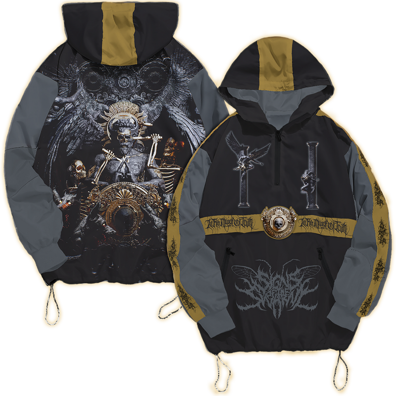 Signs of the Swarm "'To Rid Myself of Truth' All-Over Custom" Windbreaker