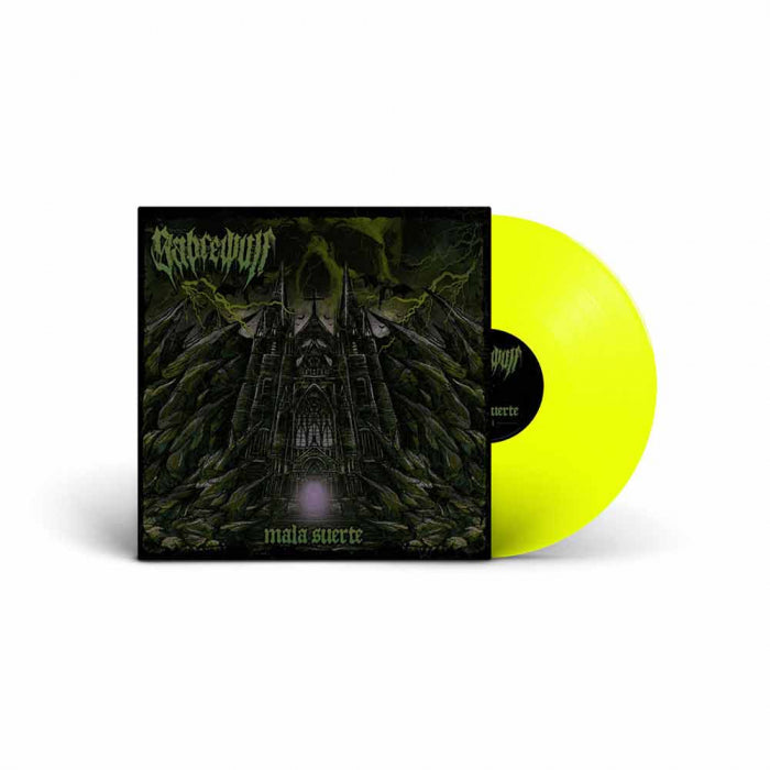 Sabrewulf "SABREWULF - Mala Suerte / Limited Edition Neon Yellow Vinyl LP" 12"