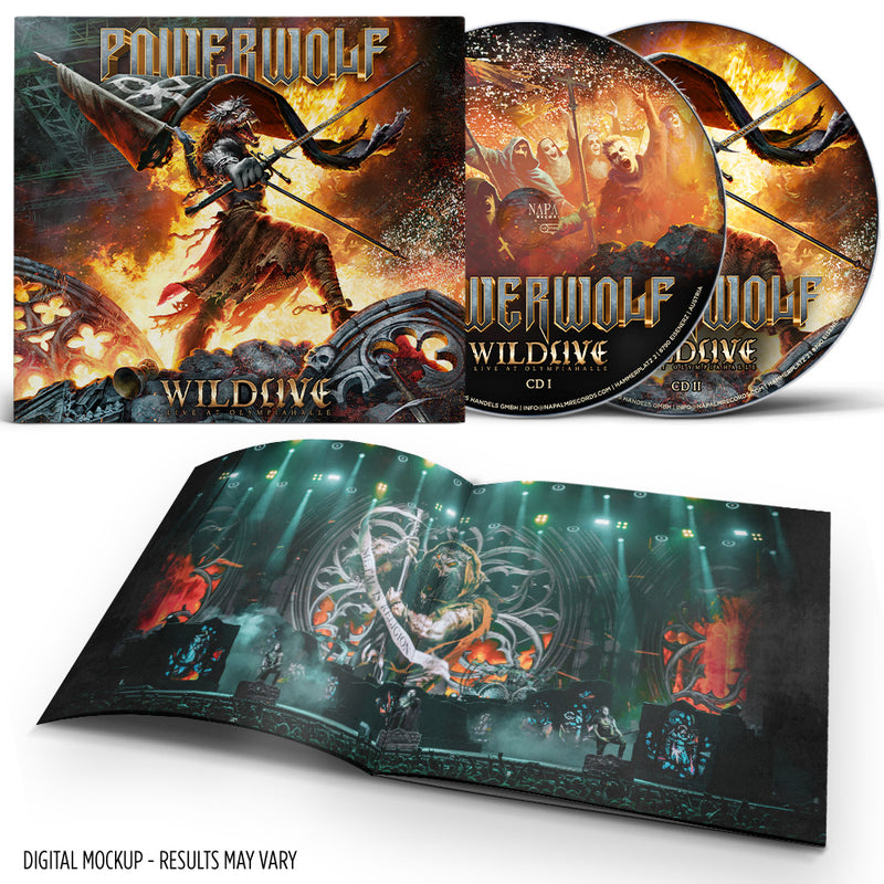 Powerwolf "Wildlive (Live at Olympiahalle)" 2xCD