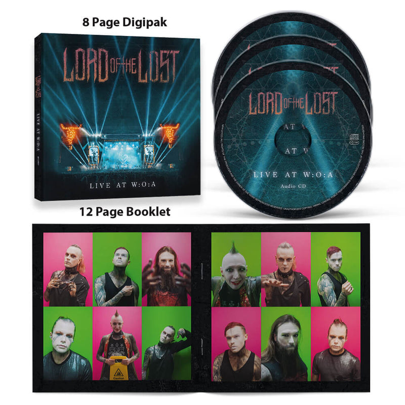 Lord of the Lost "Live At W:O:A" Digipak CD